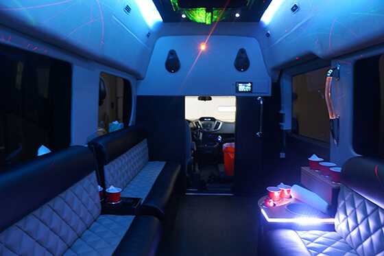 limo van amenities